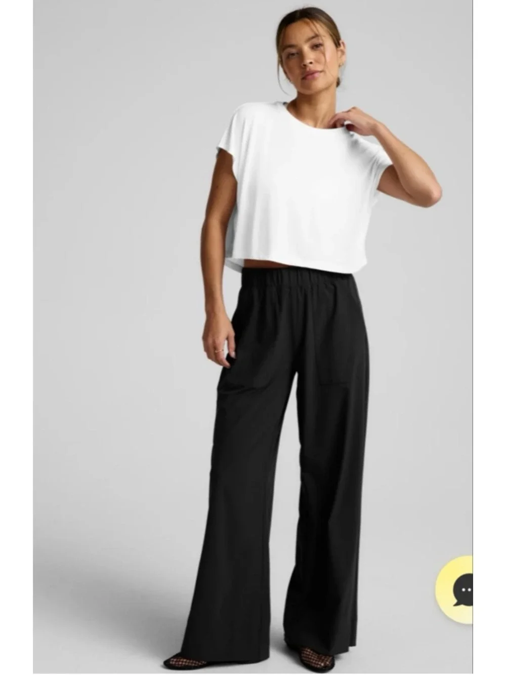 Women’s Relaxed White Short-Sleeve Top